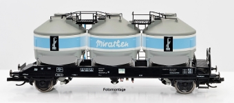 NPE Modellbau NW52106 - TT - Silowagen Uc-y Mirathen 1973, DR, Ep. IV - 1. Betriebsnummer